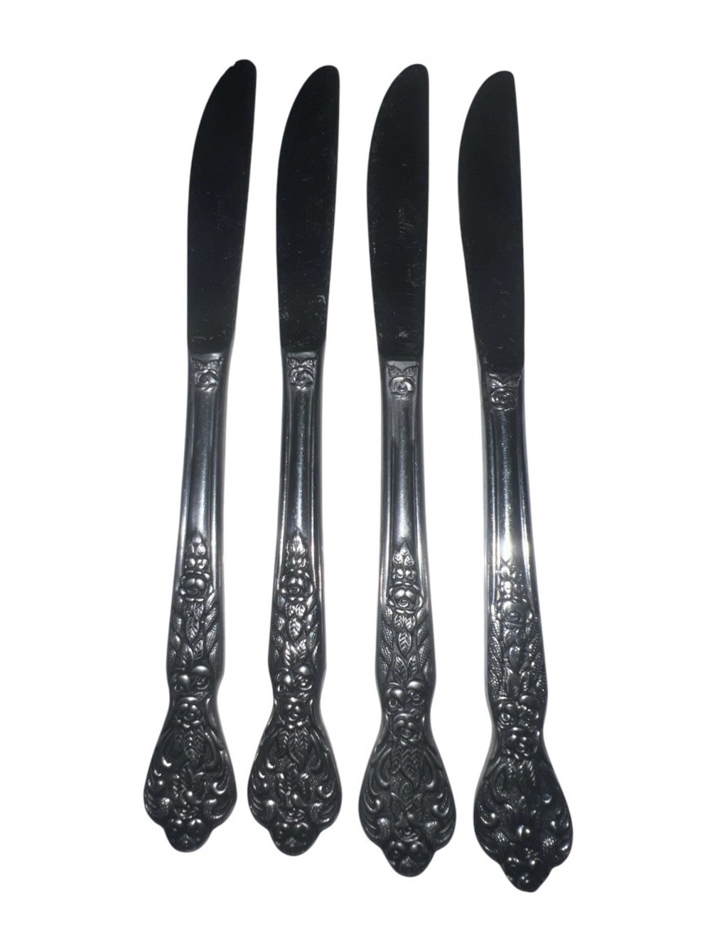 Vintage MSI Japan Stainless Steel Versailles Dinner Knives - Set of 4